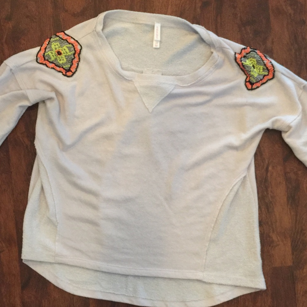 Embroidered sweatshirt